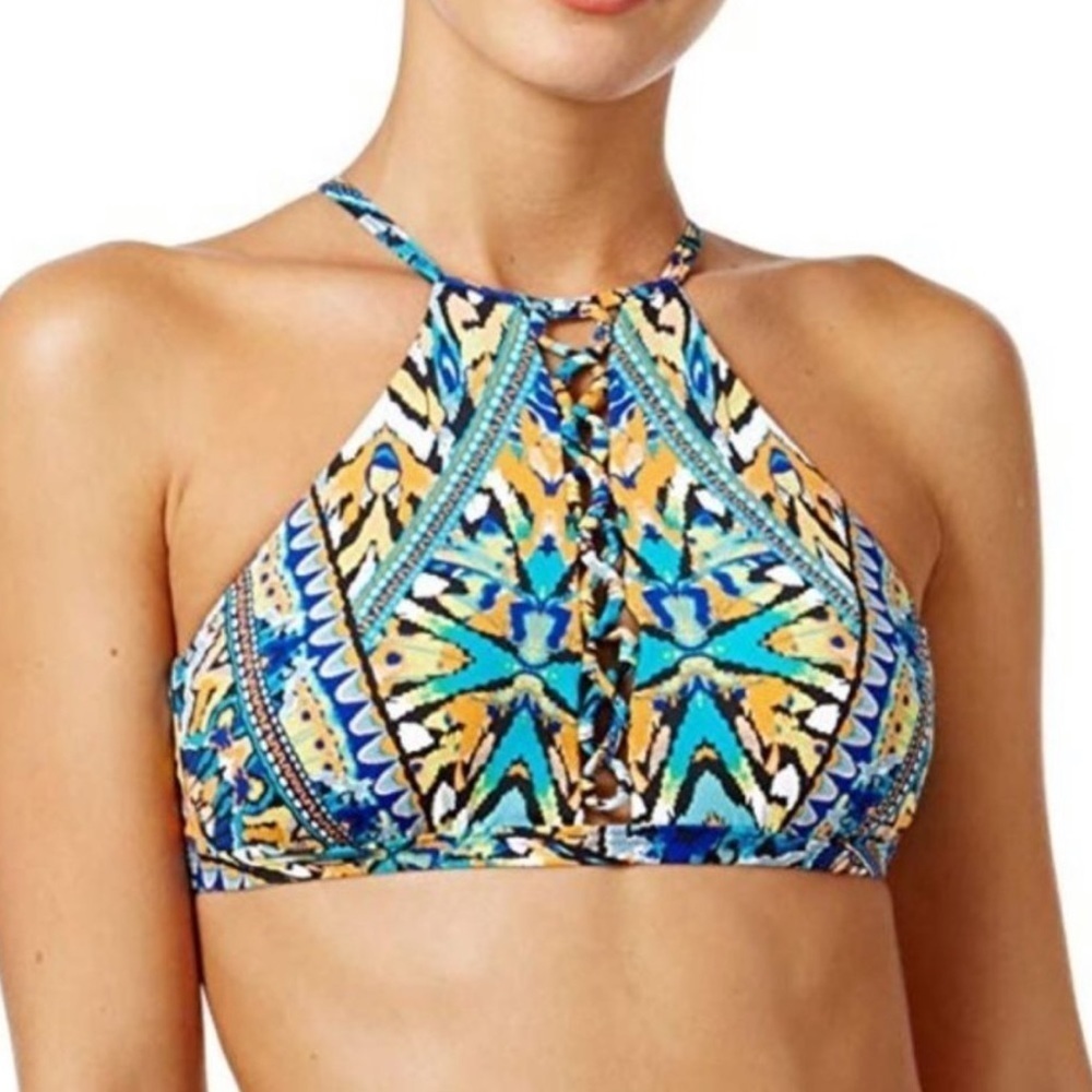 NWT Bar III Monarchy Bathing Suit Halter Top